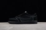 Travis Scott x Air Jordan 1 Low OG Triple Black - Image 4