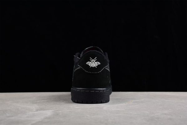 Travis Scott x Air Jordan 1 Low OG Triple Black - Image 6
