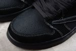 Travis Scott x Air Jordan 1 Low OG Triple Black - Image 9