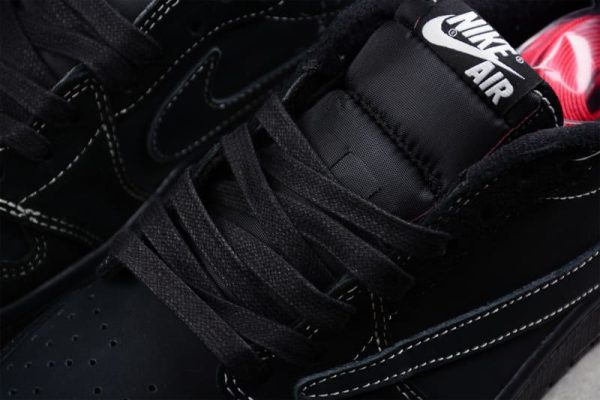 Travis Scott x Air Jordan 1 Low OG Triple Black - Image 12