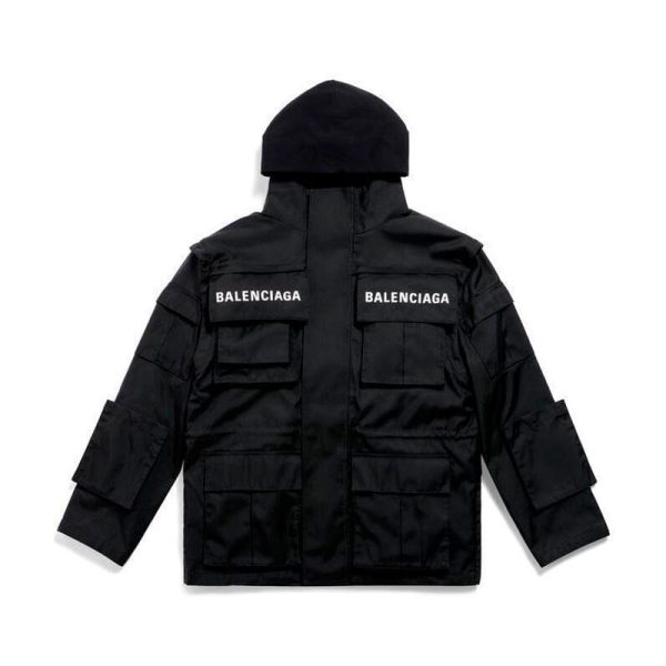 d74545_7253-1.jpg Jacket Balenciaga Oversized Parka In Technical - Image 1