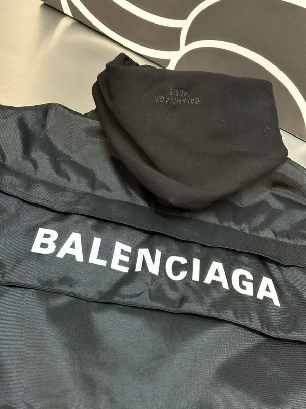 Jacket Balenciaga Oversized Parka In Technical - Image 6