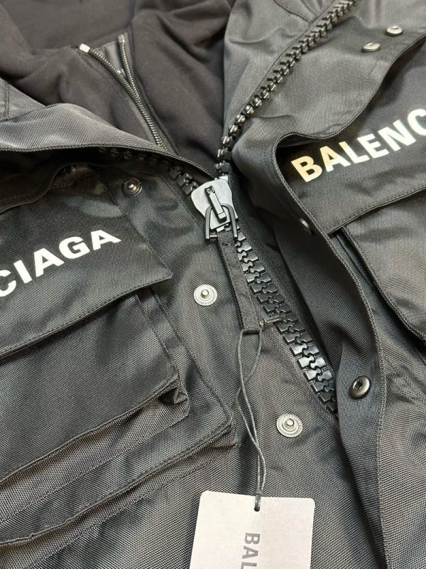Jacket Balenciaga Oversized Parka In Technical - Image 7