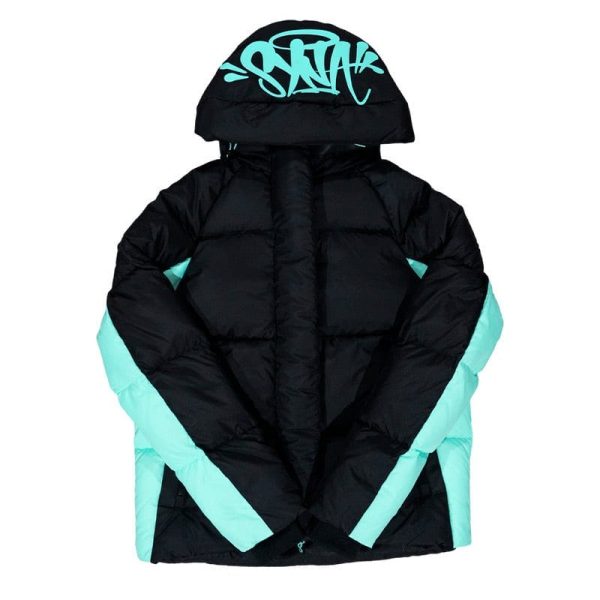 d74620_8555-1.jpg Jacket Puffer Synaworld black/Blue - Image 1