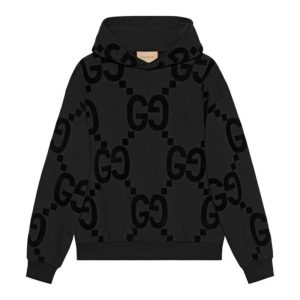Hoodie Gucci Black Monogram