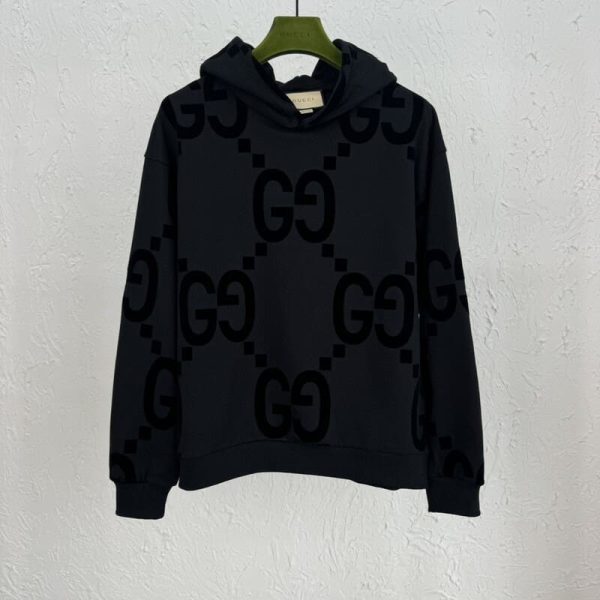 Hoodie Gucci Black Monogram - Image 2