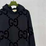 Hoodie Gucci Black Monogram - Image 4