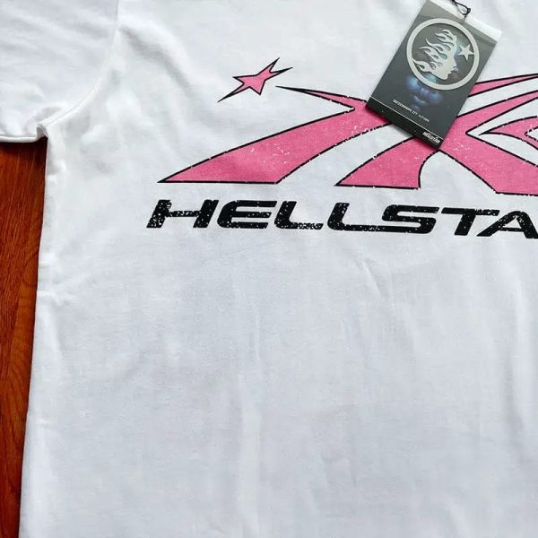 T-shirt Hellstar Sport Logo White - Image 4