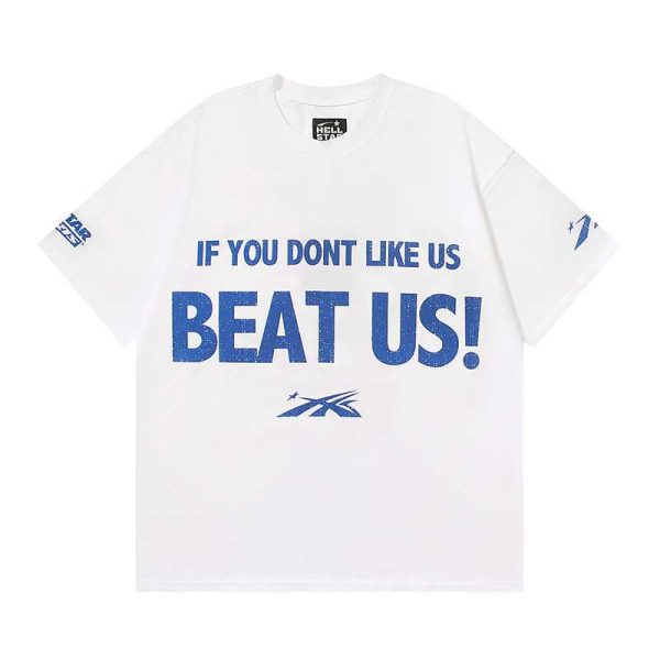 d74710_22184-1.jpg T-shirt Hellstar Hellstar Beat Us! White - Image 1