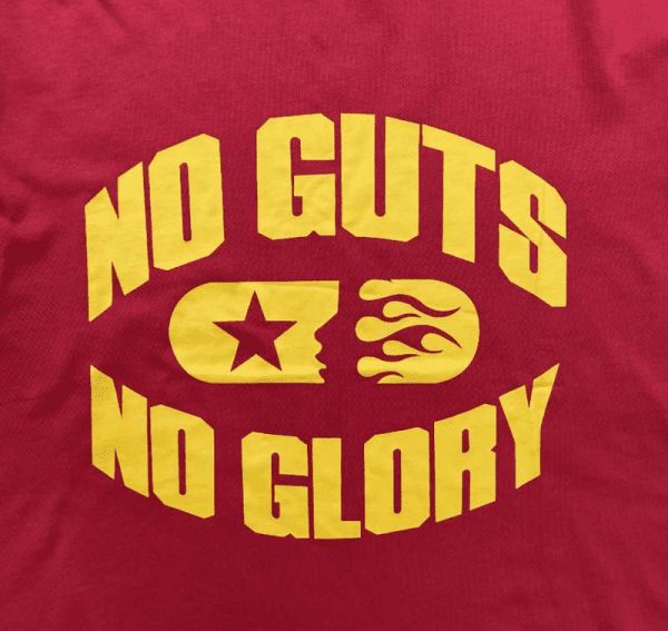T-shirt Hellstar No Guts No Glory Red - Image 4