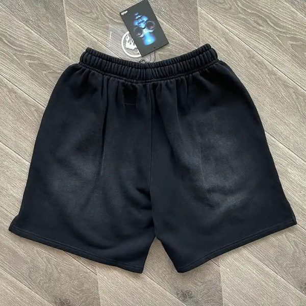 Hellstar Flame Shorts Black - Image 3