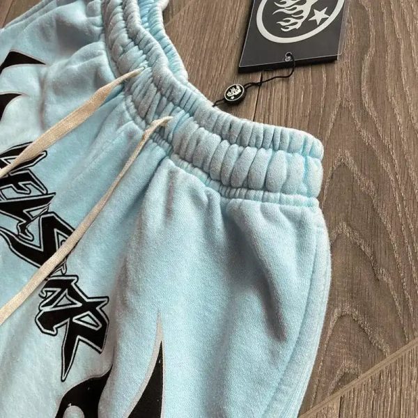 Shorts Hoodie Hellstar Sky Blue - Image 6
