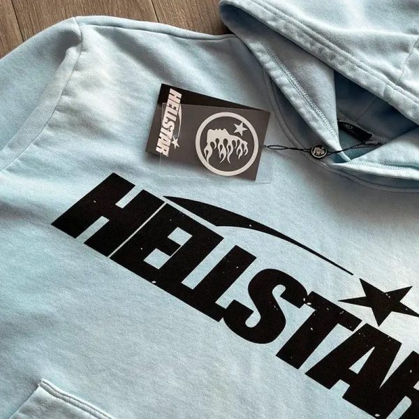Hoodie Hellstar Sky Blue - Image 5