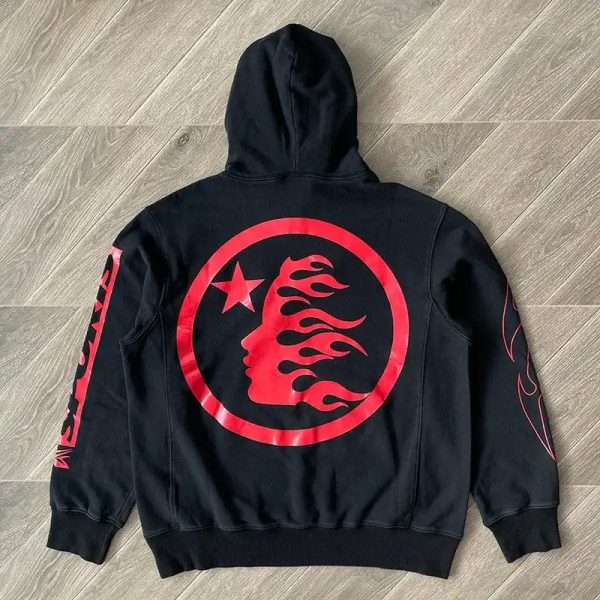 Hoodie Hellstar Sports Future Flame Black - Image 3