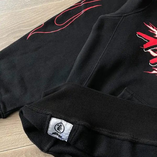 Hoodie Hellstar Sports Future Flame Black - Image 8