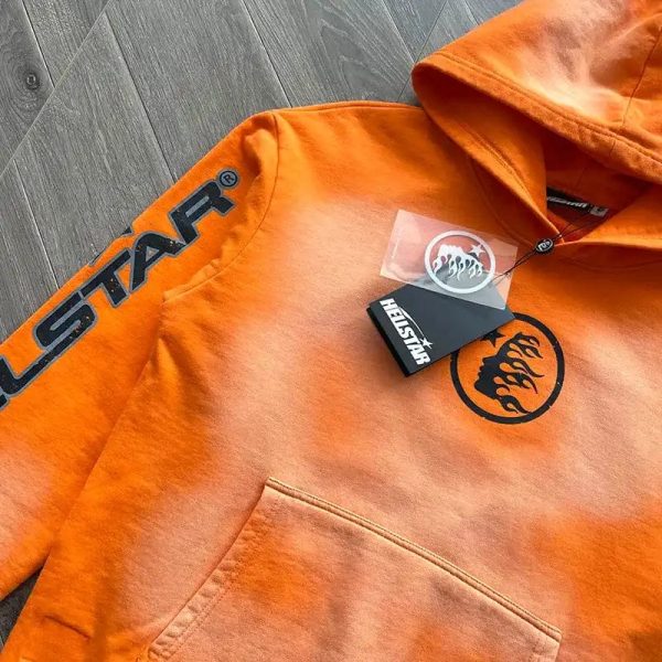 Hoodie Hellstar Fire Orange - Image 4