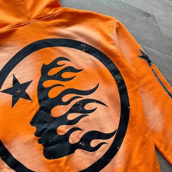 Hoodie Hellstar Fire Orange - Image 7