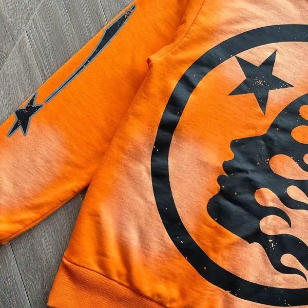 Hoodie Hellstar Fire Orange - Image 8