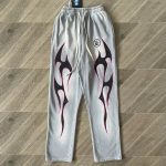 Hellstar Grey Future Flame Sweatpants - Image 2