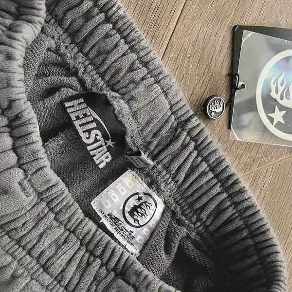 Hellstar Grey Future Flame Sweatpants - Image 7