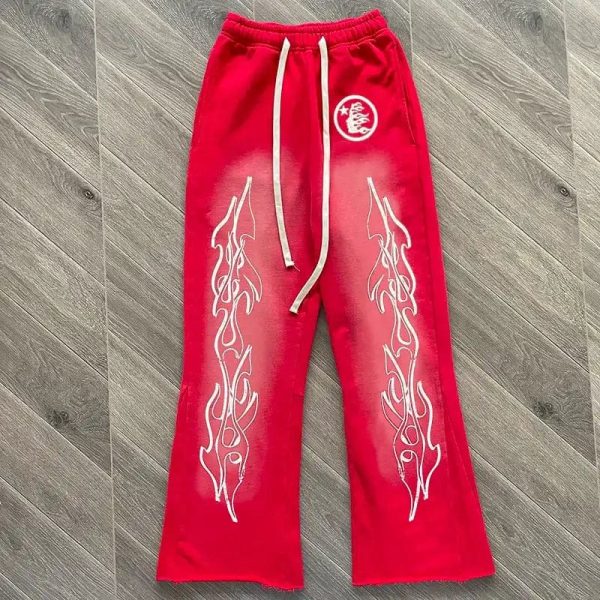 Hellstar Red Flare Sweatpants - Image 2