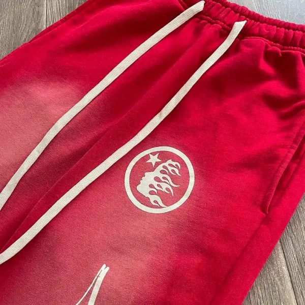 Hellstar Red Flare Sweatpants - Image 4
