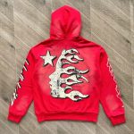 Hoodie Hellstar Records Hoodie Red - Image 3