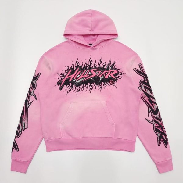 d74859_6490-1.jpg Hoodie Hellstar Brainwashed Without Brain Pink - Image 1