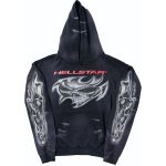 Hoodie Hellstar Airbrushed Skull