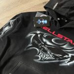 Hoodie Hellstar Airbrushed Skull - Image 4