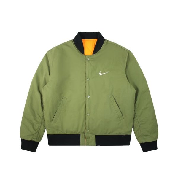 Jacket Bomber Nike x Stussy Reversible Green - Image 2