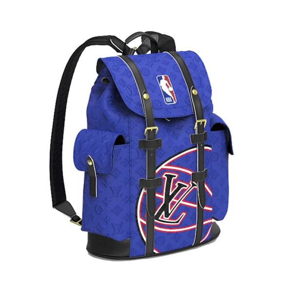d75053_1940-1.jpg Backpack Louis Vuitton X NBA Christopher MM Blue - Image 1