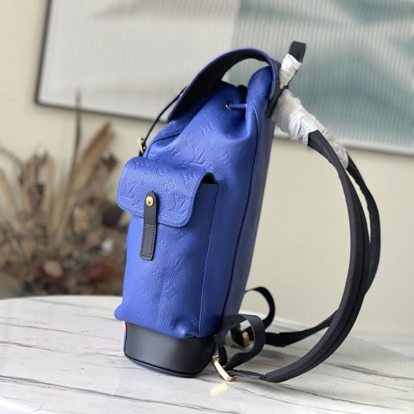 Backpack Louis Vuitton X NBA Christopher MM Blue - Image 5
