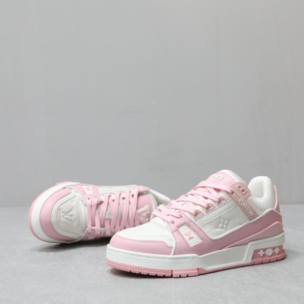 Louis Vuitton LV Trainer Rose Pink - Image 4