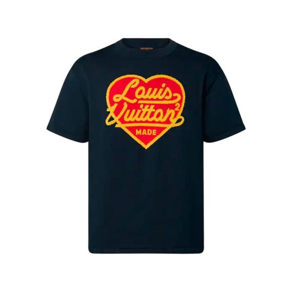 d75131_23092-1.jpg T-shirt Louis Vuitton x Nigo Intarsia Jacquard Heart - Image 1