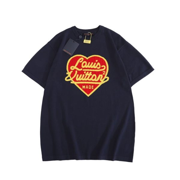 T-shirt Louis Vuitton x Nigo Intarsia Jacquard Heart - Image 3