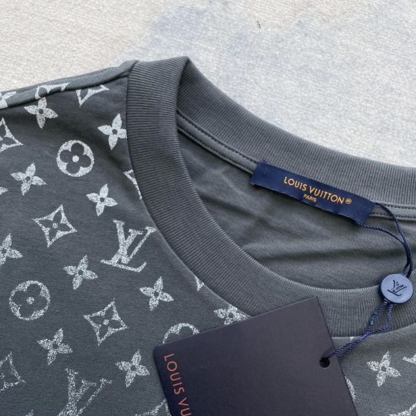 T-shirt Louis Vuitton Gradient Cotton Grey - Image 5