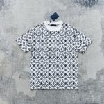 T-shirt Louis Vuitton Monogram White Deep Black - Image 2
