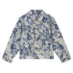 Jacket Louis Vuitton Distressed Floral Denim