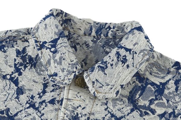 Jacket Louis Vuitton Distressed Floral Denim - Image 3