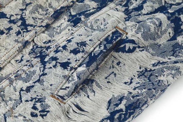 Jacket Louis Vuitton Distressed Floral Denim - Image 7