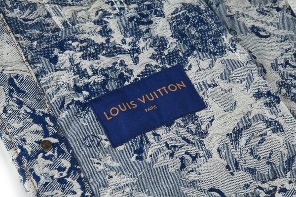 Jacket Louis Vuitton Distressed Floral Denim - Image 9
