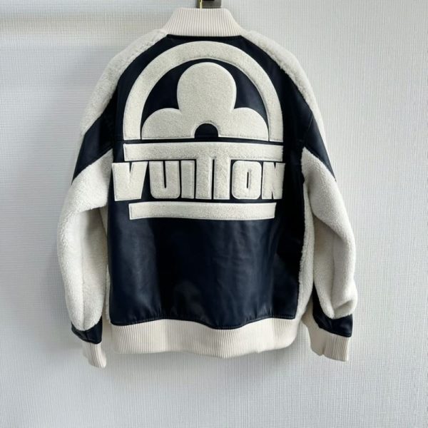 Jacket Louis Vuitton Leather Mix Teddy - Image 3