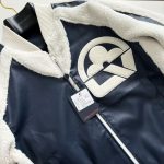 Jacket Louis Vuitton Leather Mix Teddy - Image 4