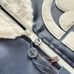 Jacket Louis Vuitton Leather Mix Teddy - Image 8