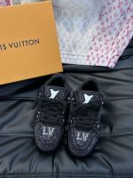 Louis Vuitton Black Crystal ‘LV Trainer Maxi’ - Image 2