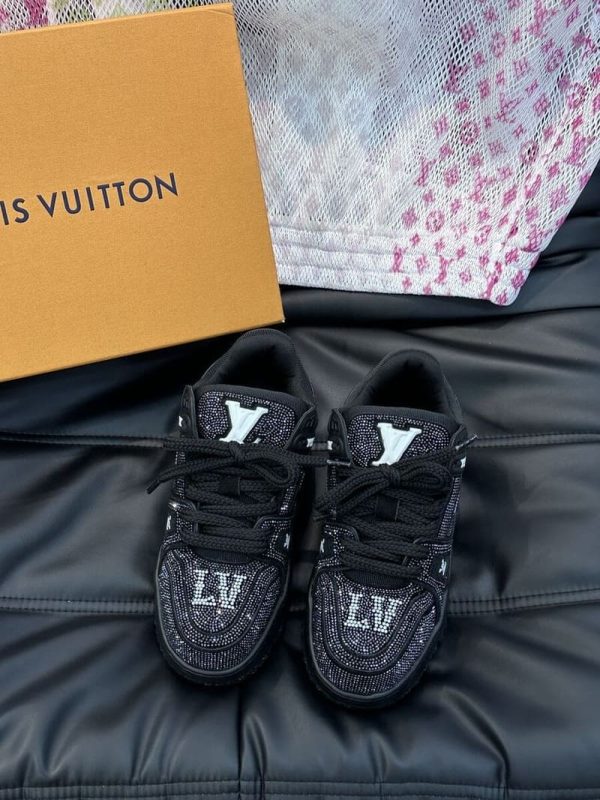 Louis Vuitton Black Crystal ‘LV Trainer Maxi’ - Image 2