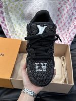 Louis Vuitton Black Crystal ‘LV Trainer Maxi’ - Image 7