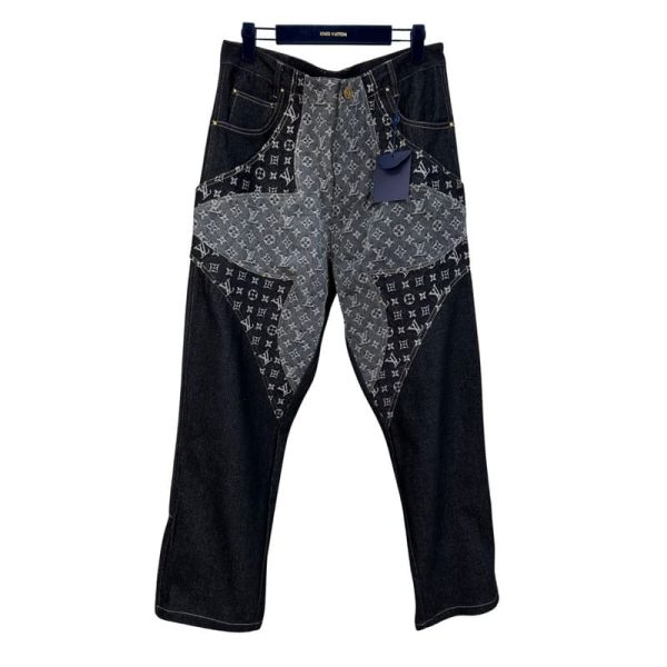 Jeans Louis Vuitton Monogram Flower Denim - Image 2