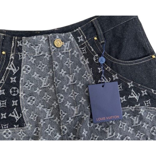 Jeans Louis Vuitton Monogram Flower Denim - Image 4